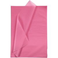 Tissuepapier, vel 50x70 cm, 17 gr, roze, 25 vel/ 1 doos