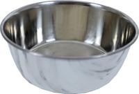 Eetbak hond RVS deco marmer 1890 ml - Gebr de boon