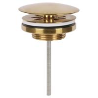 Differnz afvoerplug always open | mat goud | 72mm