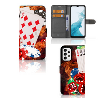 Samsung Galaxy A23 Wallet Case met Pasjes Casino