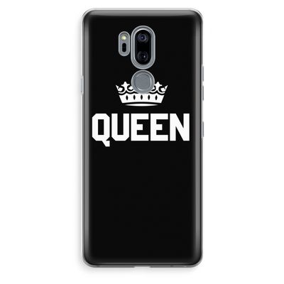 Queen zwart: LG G7 Thinq Transparant Hoesje