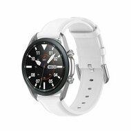 Classic leren bandje - Wit - Xiaomi Mi Watch / Xiaomi Watch 2 / Xiaomi Watch S1 / S2 / S3 / S4