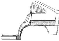 Plaatwerkdeel Kadett E 84- Wlschrmr Ach 3730147