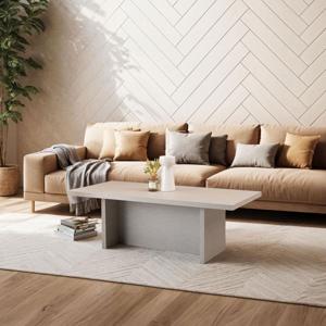 Salontafel Palmer 110 x 50cm, kleur grijs natuursteen