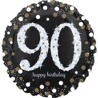'Ballon 90 jaar zwart' kopen? | FOR YOU GIFTS