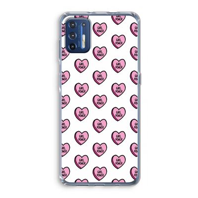 GIRL POWER: Motorola Moto G9 Plus Transparant Hoesje