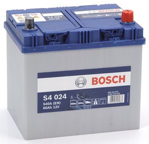 Bosch auto accu S4024 - 60Ah - 540A - voor voertuigen zonder start-stopsysteem S4024