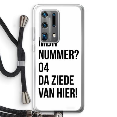Da ziede van hier: Huawei P40 Pro Plus Transparant Hoesje met koord