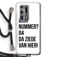 Da ziede van hier: Huawei P40 Pro Plus Transparant Hoesje met koord