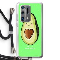 Avocuddle: Huawei P40 Pro Plus Transparant Hoesje met koord
