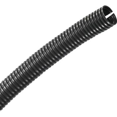 TRU COMPONENTS 1593173 TC-CRR19P203 Beschermslang (ribbelslang) Zwart 19.30 mm per meter