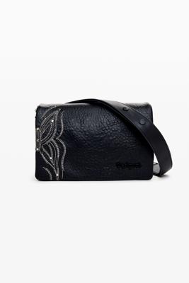Schoudertas met vlinderprint - BLACK - U