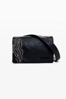 Schoudertas met vlinderprint - BLACK - U
