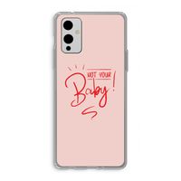Not Your Baby: OnePlus 9 Transparant Hoesje
