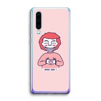 Hartje: Huawei P30 Transparant Hoesje