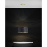 EGLO Dolorita hangende plafondverlichting Flexibele montage E27 Zwart, Geelkoper, Goud - thumbnail
