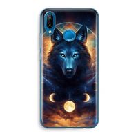 Wolf Dreamcatcher: Huawei P20 Lite Transparant Hoesje
