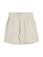 Brunello Cucinelli Kids short en coton à design nervuré - Tons neutres