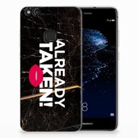 Huawei P10 Lite | Siliconen hoesje | met naam Already Taken Black