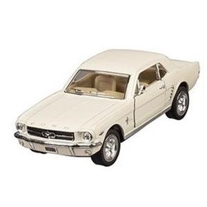 Modelauto Ford Mustang 1964 creme 13 cm   -