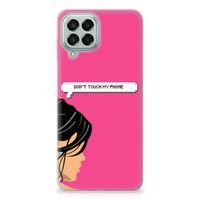Samsung Galaxy M33 Silicone-hoesje Woman Don't Touch My Phone