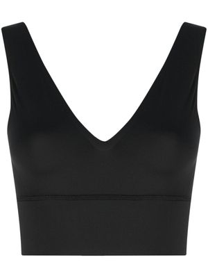 Reebok débardeur court à col v - Noir