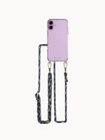 Høyde iPhone 16 backcover - Telefoonhoes met koord - Beachy Blue