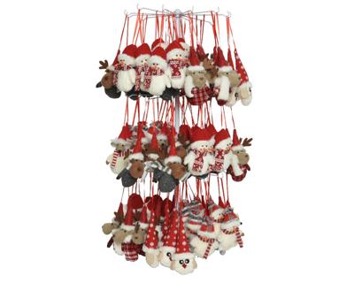 Figuren polyester l10b5.5h14 cm a6 kerst - Decoris