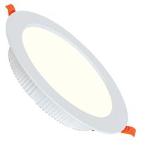 LED Downlight - Alexy - Inbouw Rond 8W - Natuurlijk Wit 4200K - Mat Wit Aluminium - Ø98mm - thumbnail