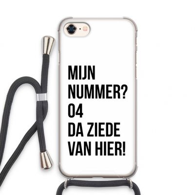 Da ziede van hier: iPhone 8 Transparant Hoesje met koord