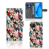 Huawei P40 Lite Telefoonhoesje met Pasjes Birds - thumbnail