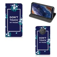 Nokia 9 PureView Design Case Flowers Blue DTMP
