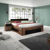 Home365 Houten Bed met Lade Bern - Walnoot Home365 Houten Bed met Lade Bern - Walnoot