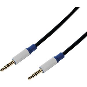 LogiLink BASC15 Jackplug Audio Aansluitkabel 1.50 m Donkerblauw (mat)