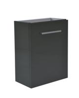 Wiesbaden fonteinkast tbv HS fonteintje l/r 1 deur 40 x 21 cm hoogglans grijs