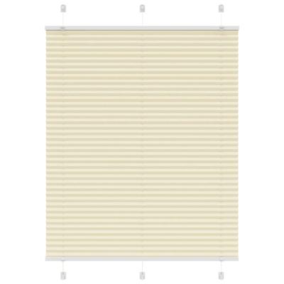 Pliss rolgordijn 110x100cm stofbreedte 109,4cm polyester crme