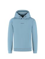 Ballin winter hoodie jongens - blauw/grijs - logo