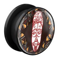 Tunnel met Afrikaans design Acryl Tunnels & Plugs - thumbnail