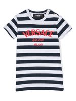 Versace Kids t-shirt à logo imprimé - Blanc - thumbnail