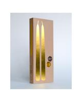 Bijenwas Dinerkaars in geschenkverpakking Ø2,2 x 30cm - 4 kaarsen