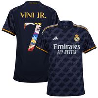 Real Madrid Authentic Shirt Uit 2023-2024 + Vini Jr. 7 (Pre-Season Printing) - thumbnail