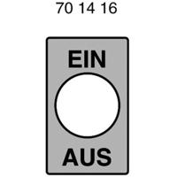 Marquardt 240.001.011 Markeringsetiket Aluminium (b x h) 16 mm x 28 mm 1 stuk(s)