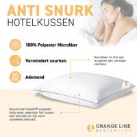 Hoofdkussen Hotel Anti Snurk Default Anti Allergie & Rug Slaper & Zij Slaper Orange Line - Dekbed-Discounter.nl