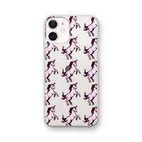 Musketon Unicorn: iPhone 12 Transparant Hoesje