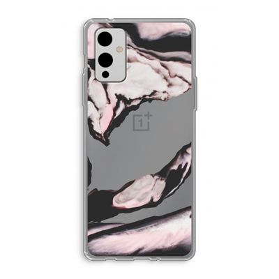 Roze stroom: OnePlus 9 Transparant Hoesje