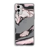 Roze stroom: OnePlus 9 Transparant Hoesje