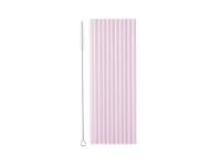 Plastic Rietjes Violet Herbruikbaar 23cm (12st)