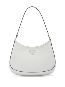 Prada sac porté épaule Cleo en cuir - Blanc