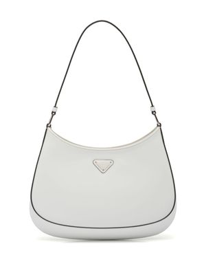 Prada sac porté épaule Cleo en cuir - Blanc
