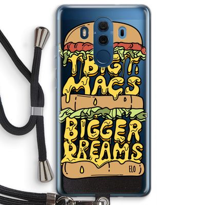 Big Macs Bigger Dreams: Huawei Mate 10 Pro Transparant Hoesje met koord